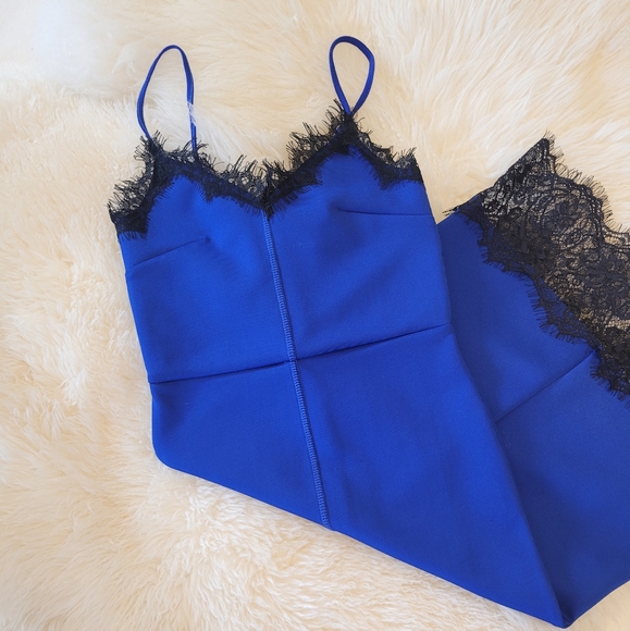 BNWT ASOS lace trim bodycon - Picture 2 of 4